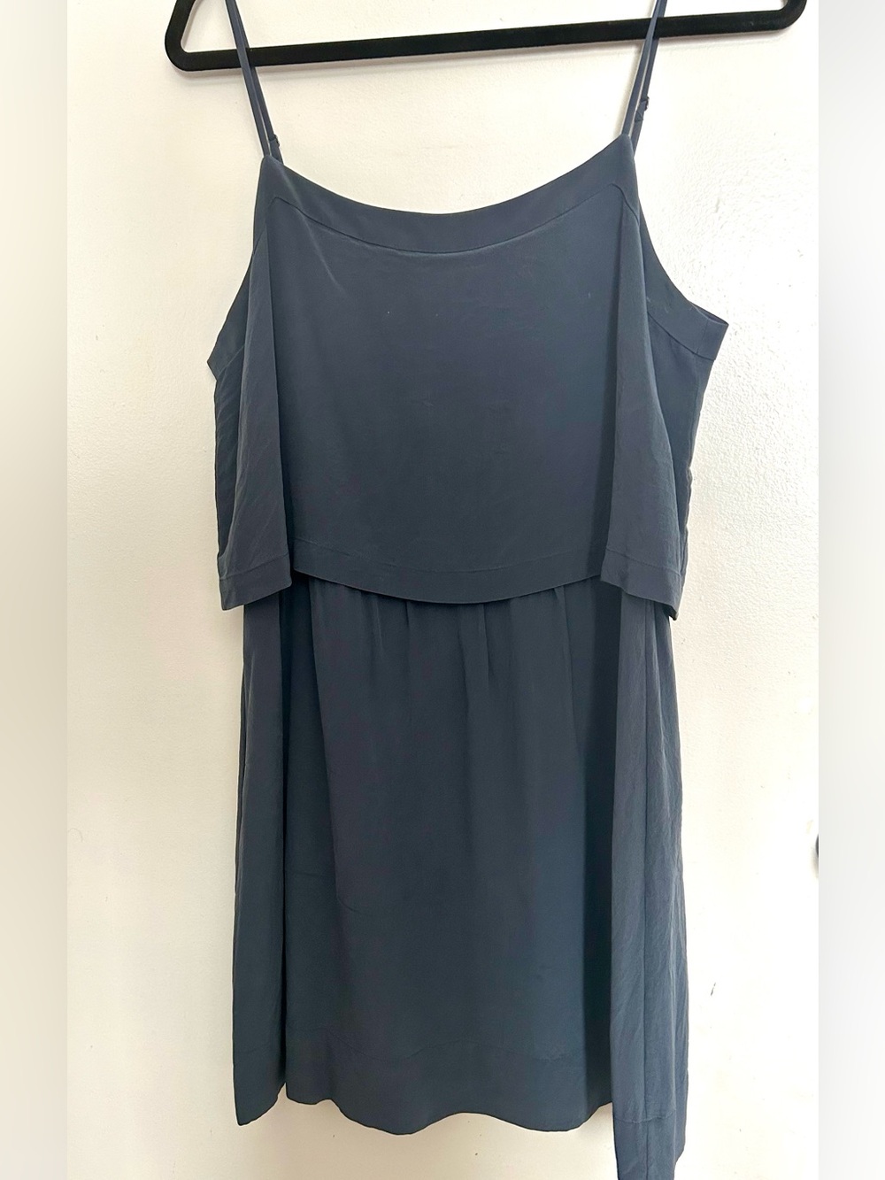 Madewell Navy Layered Strapless Sundress